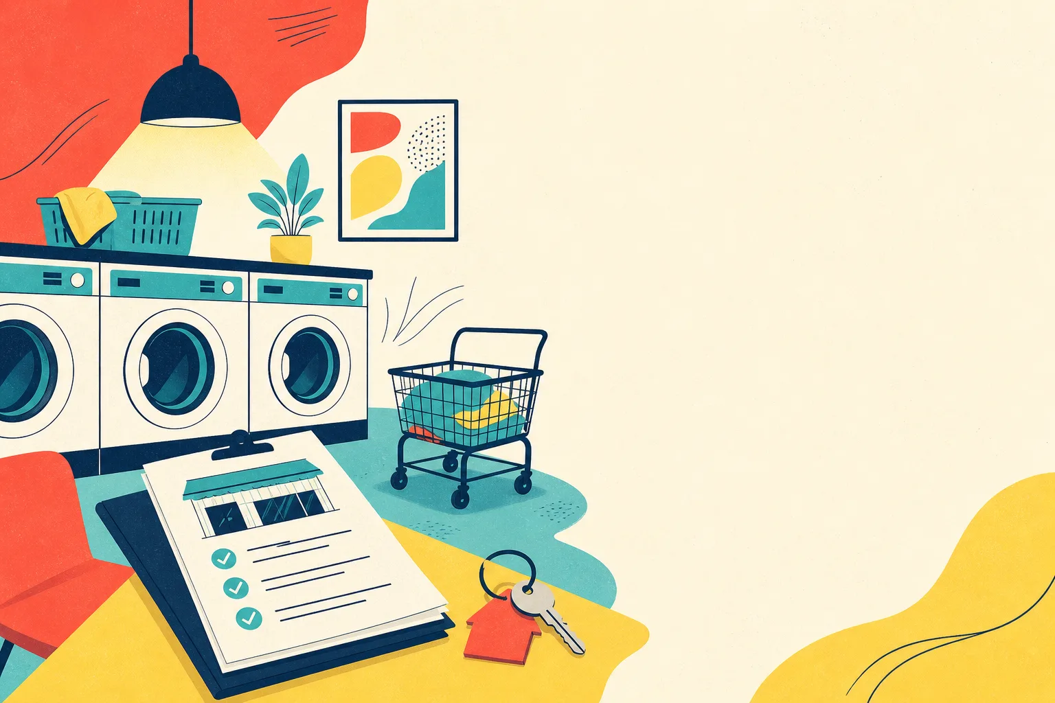 Flat illustration for the article "Provisions for Lease Negotiations".